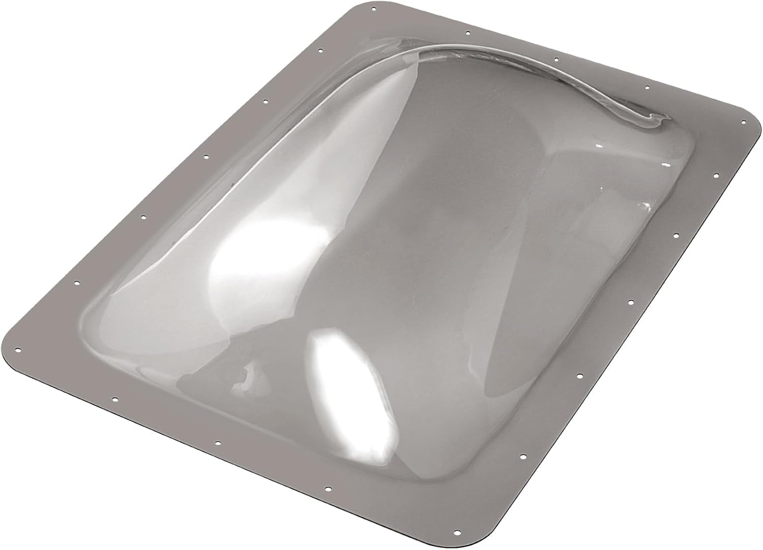 RV Skylight Replacement Outer Dome,18" X 26" OD Camper RV Skylight Cover Fit Standard 14" X 22" Shower Openings Replacement for Roof Camper Trailer Motorhome Truck (14"X22",Smoke Gray)