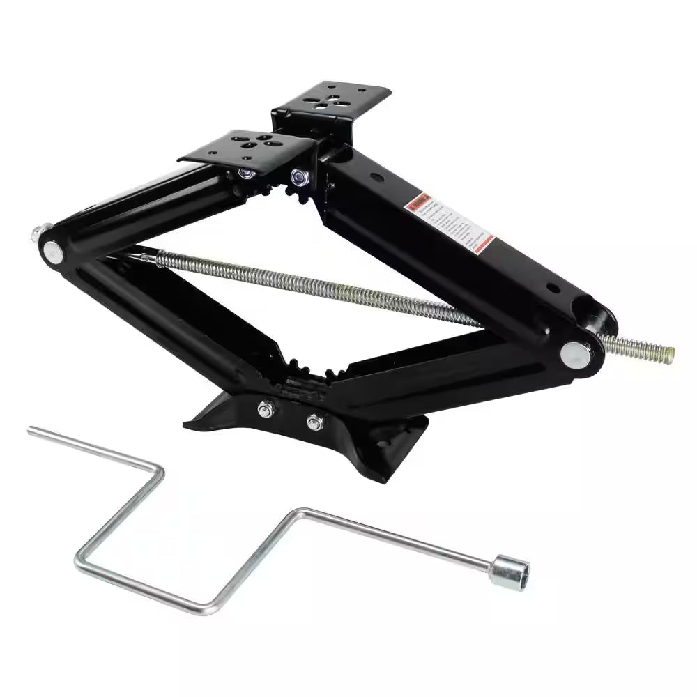 RV Stabilizing and Leveling Scissor Jack, 5,000 Lbs. Max, 24 In. - Pair