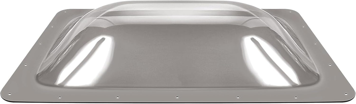 RV Skylight Replacement Outer Dome,18" X 26" OD Camper RV Skylight Cover Fit Standard 14" X 22" Shower Openings Replacement for Roof Camper Trailer Motorhome Truck (14"X22",Smoke Gray)